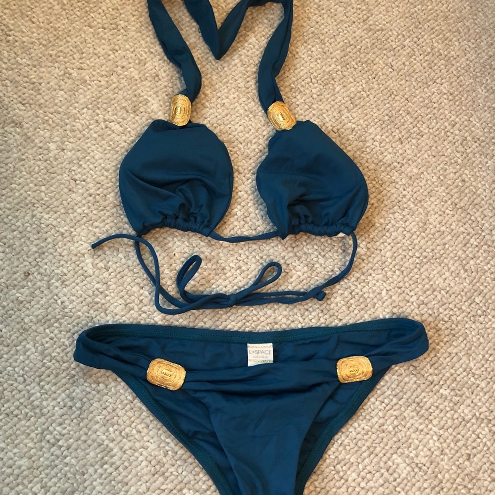 Blue Gold Bikini